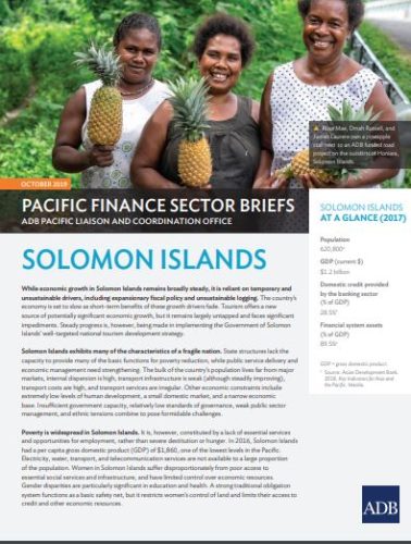 Capture-Pacific finance sector breifs solomon island